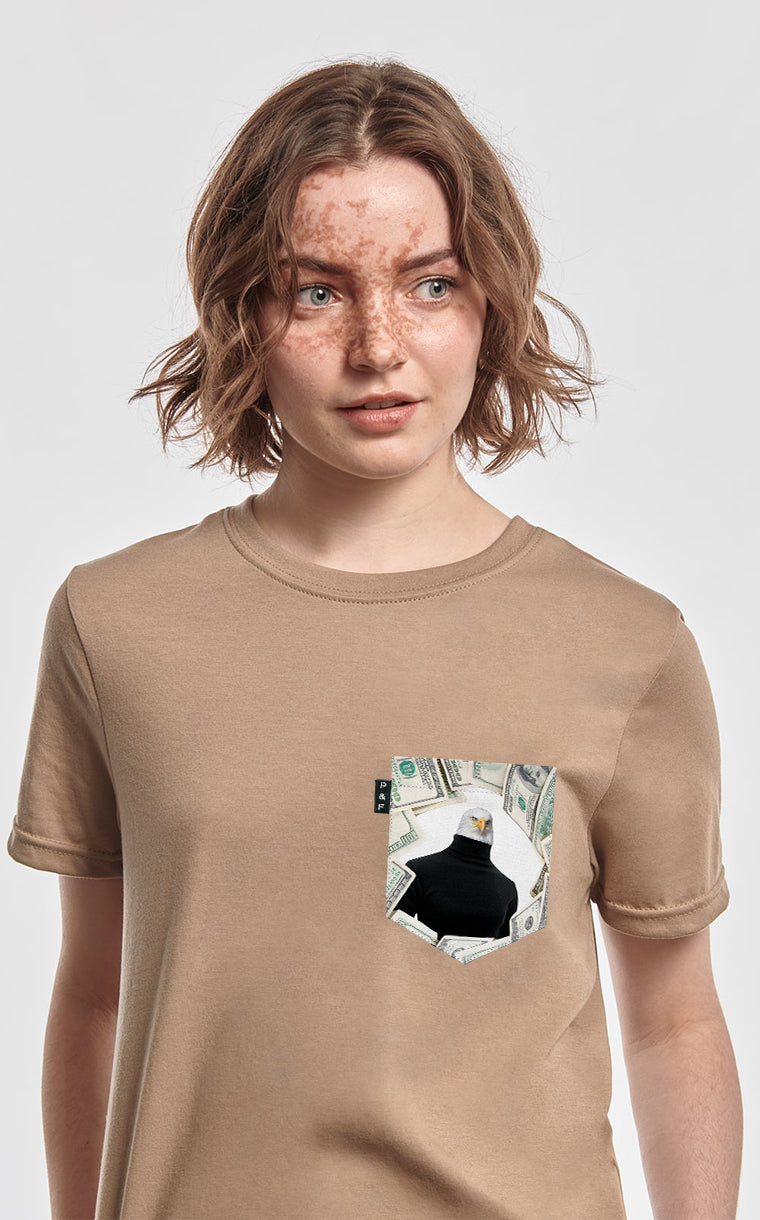 Money Talks Boyfriend Pocket T-Shirt