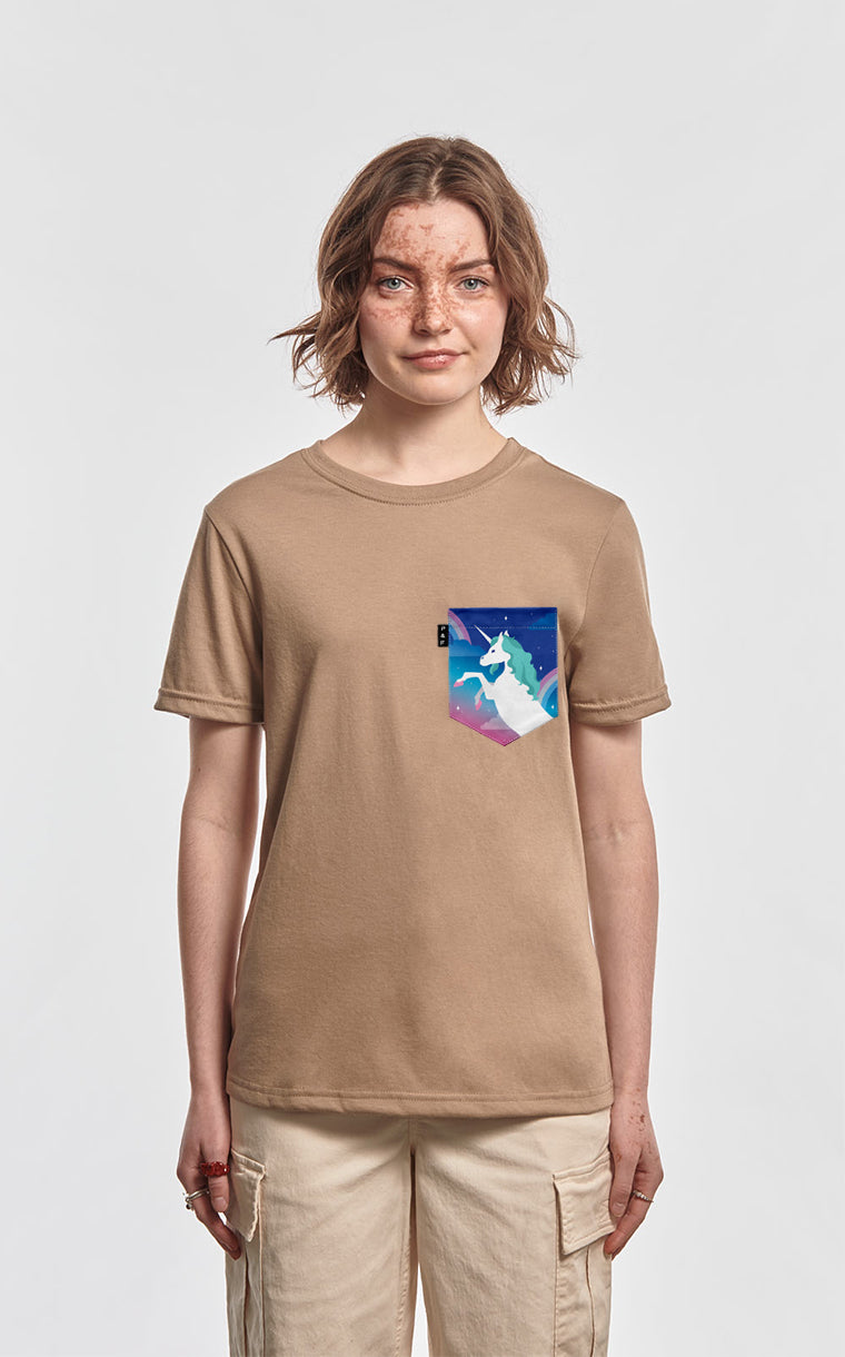 Paul-Arcand Boyfriend Pocket T-Shirt in Sky