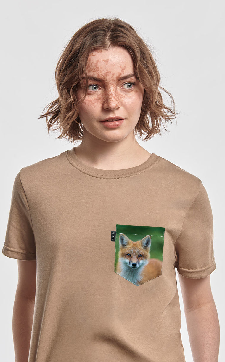 T-shirt coupe Boyfriend à poche Rouzé comme un renard