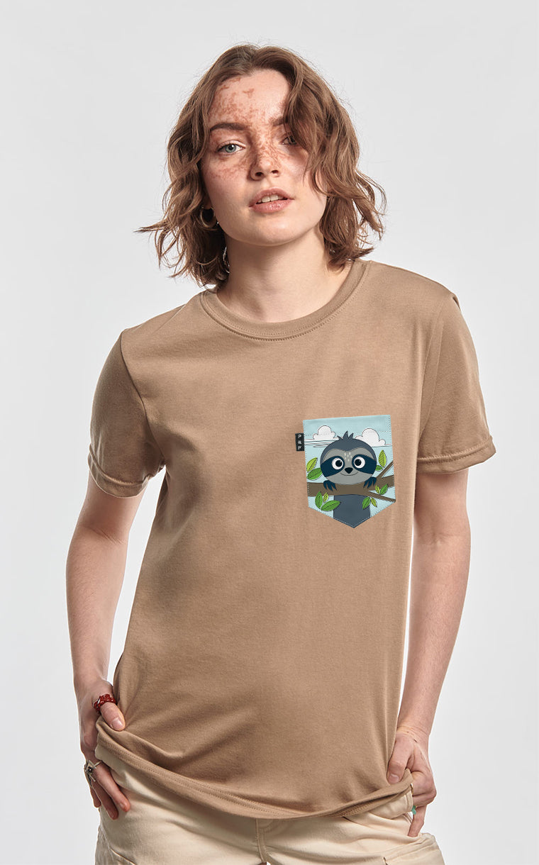 Lazy Sam Boyfriend Pocket T-Shirt