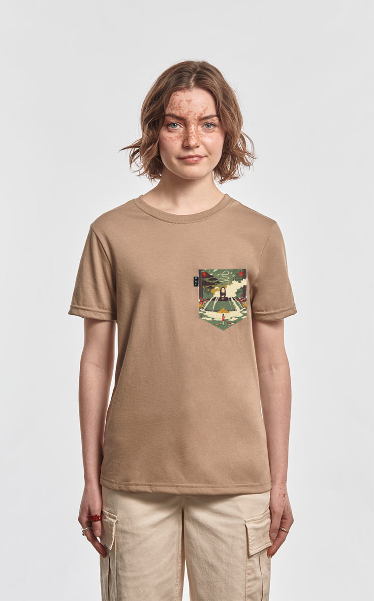 Boyfriend Fit Pocket T-Shirt Without Face