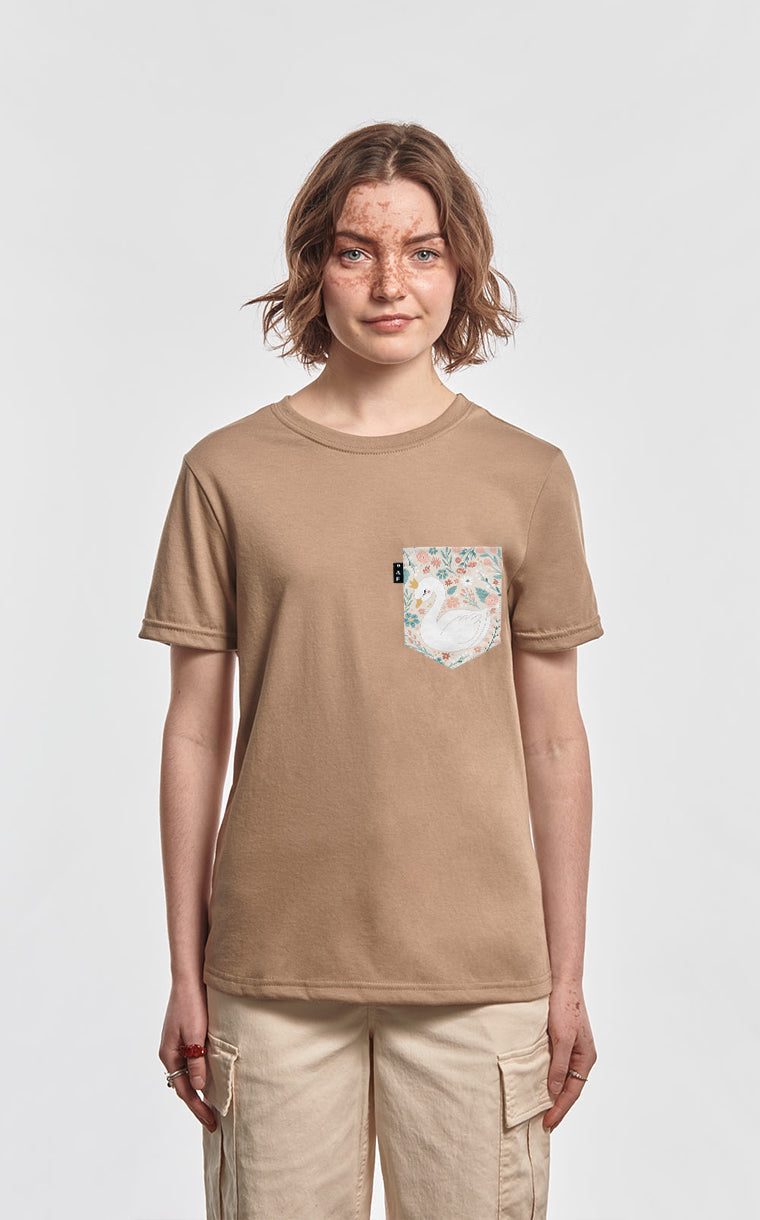 Sophia the Swan Boyfriend Pocket T-Shirt