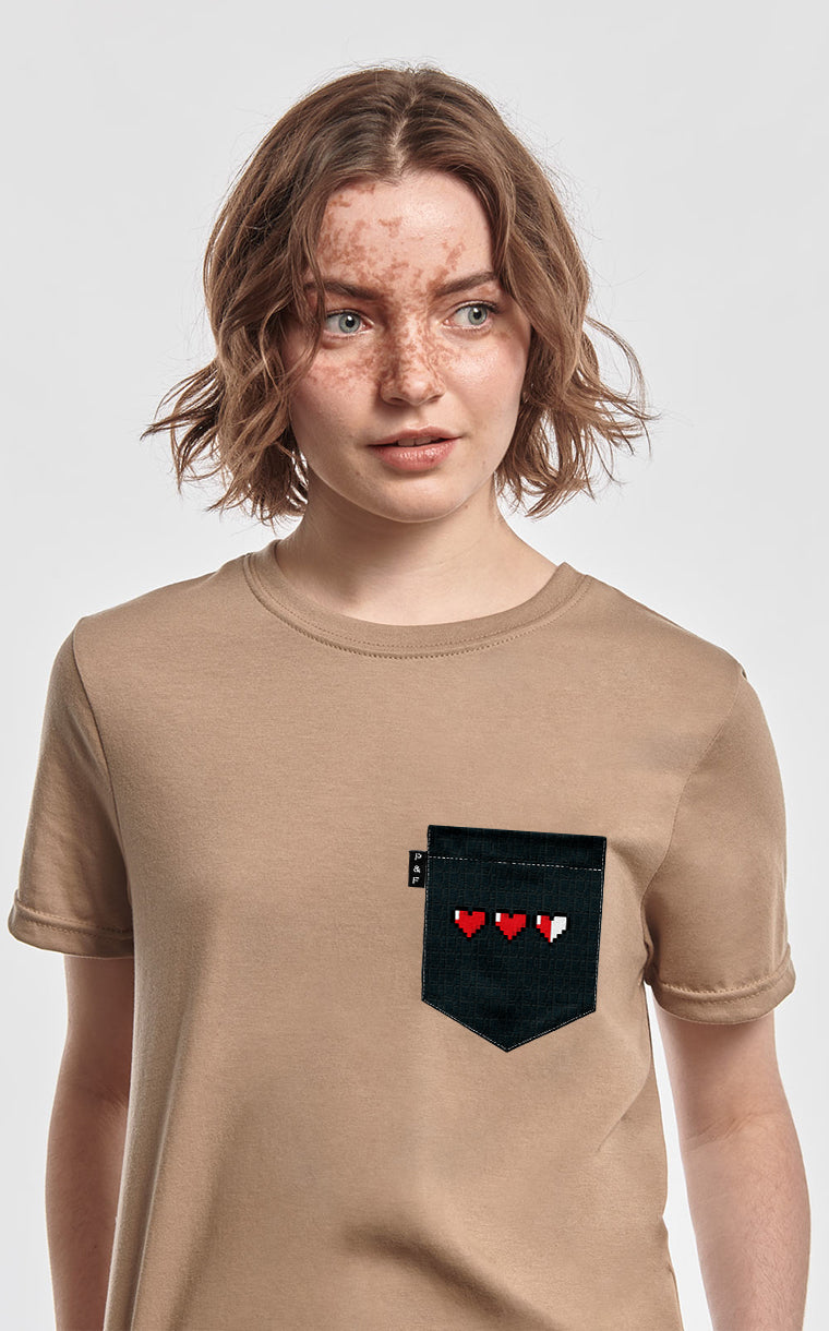 T-shirt coupe Boyfriend à poche pour femme avec poche Les zel da mode ^ 