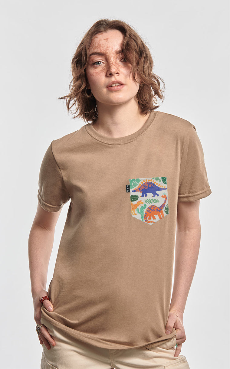 Zinosaurs Boyfriend Pocket T-Shirt