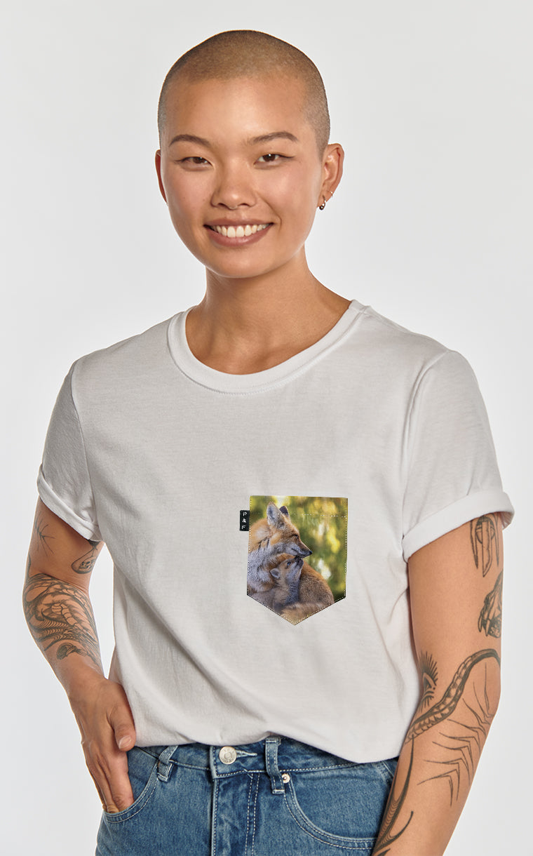 T-shirt coupe Boyfriend à poche Doux comme un regard