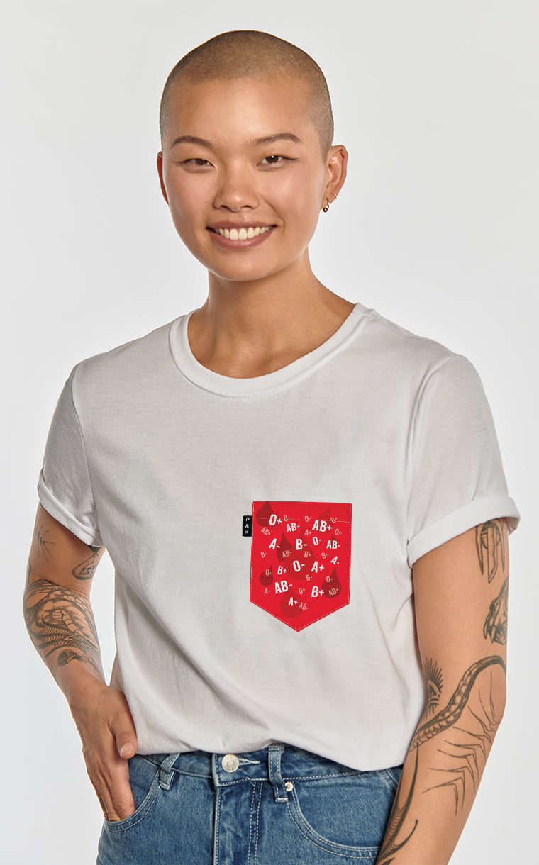 T-shirt coupe Boyfriend à poche Hema tous