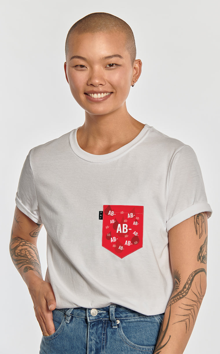 T-shirt coupe Boyfriend à poche Hema AB-