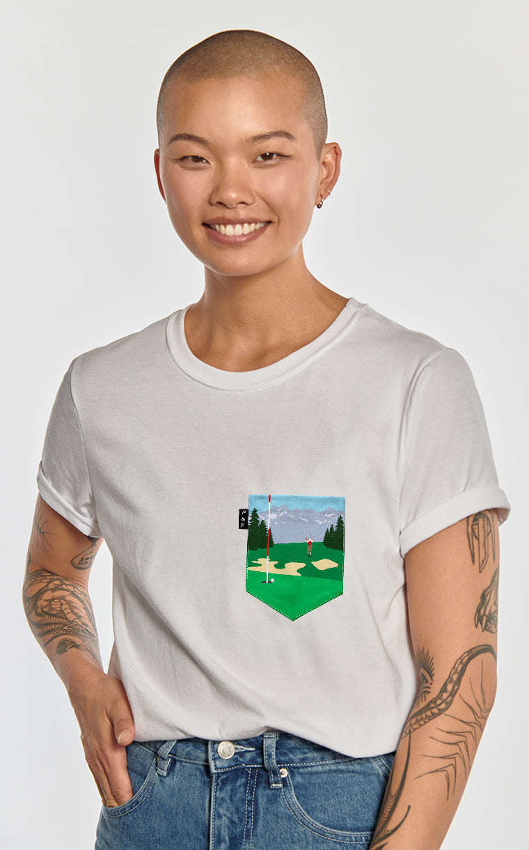 Boyfriend cut t-shirt with pocket The 19th