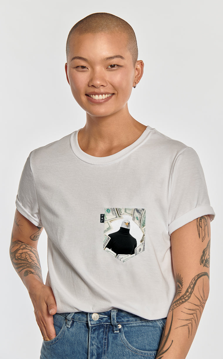 Money Talks Boyfriend Pocket T-Shirt