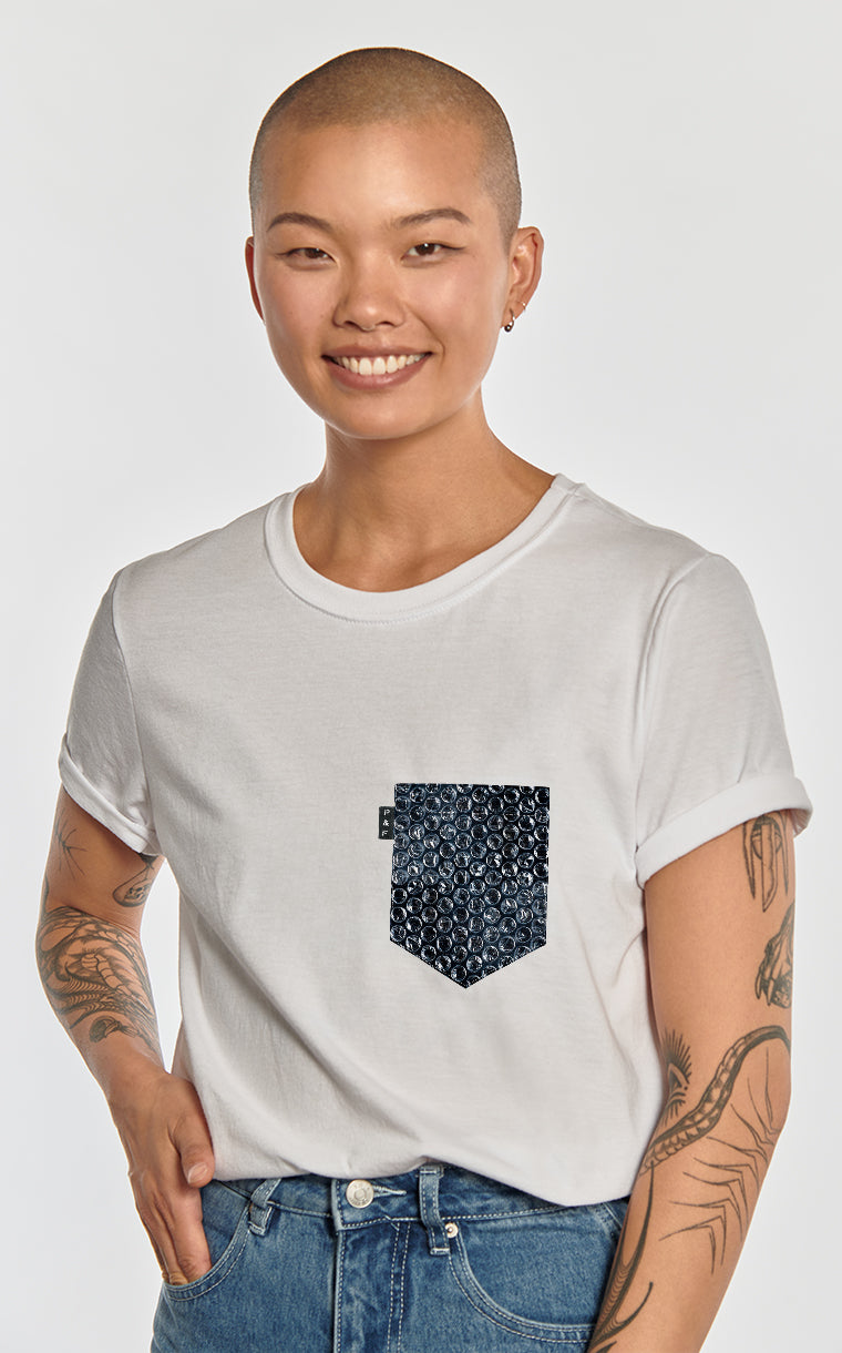 Pope Wrap Boyfriend Pocket T-Shirt