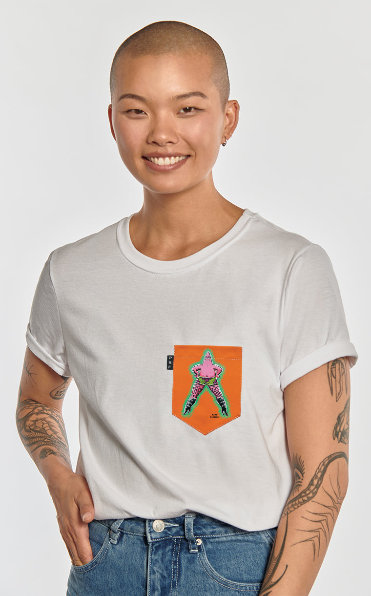 Patrick Lagacé Boyfriend Cut T-Shirt with Pocket