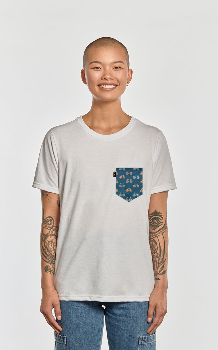 Boyfriend Fit Pocket T-Shirt Without Hands