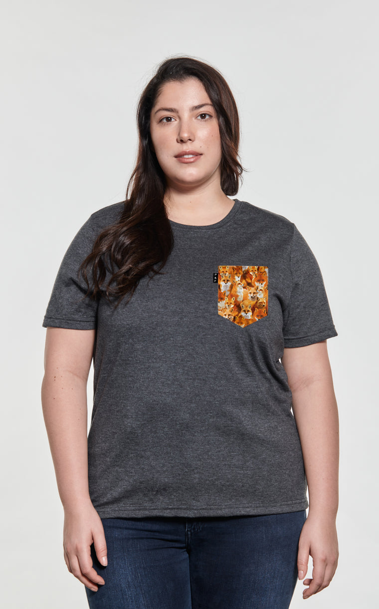 No Fox Given Boyfriend Pocket T-Shirt