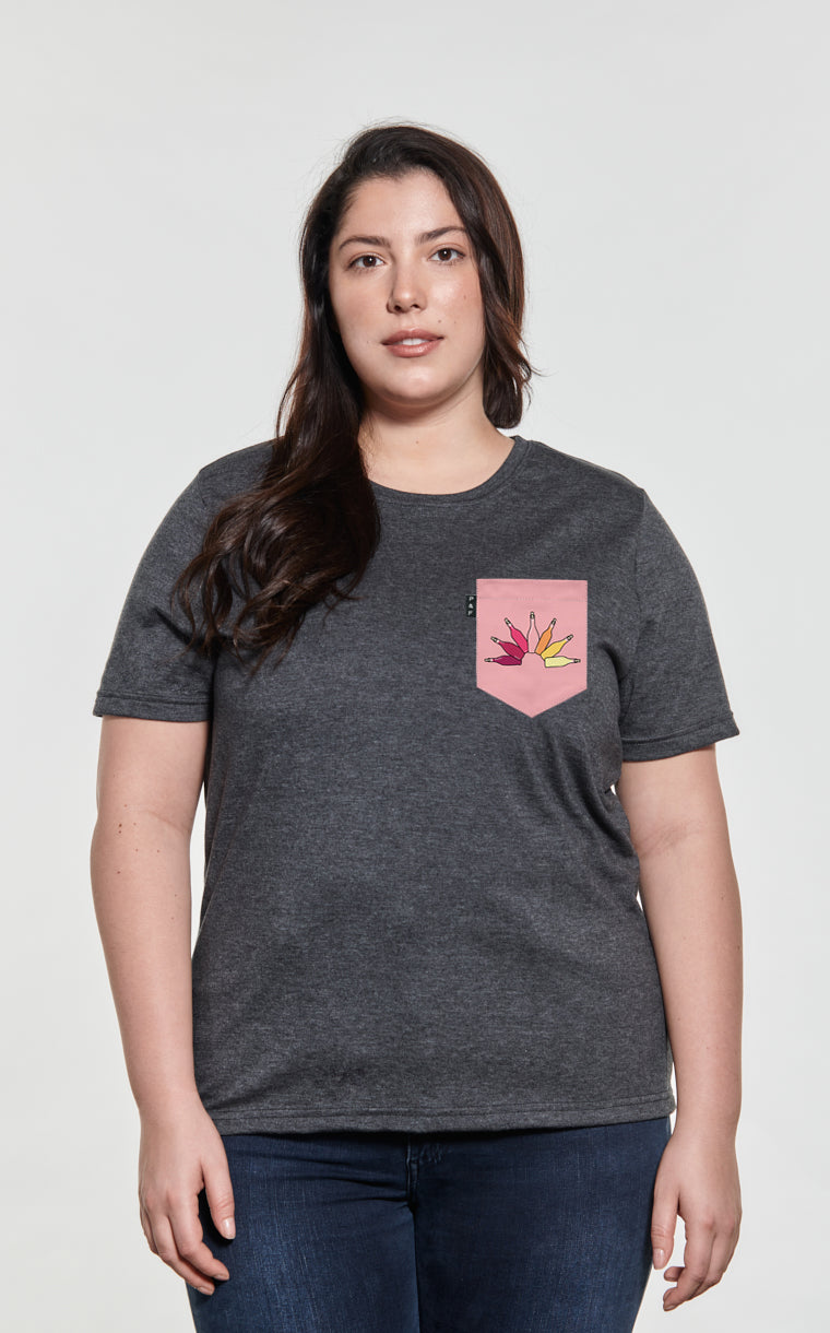 Boyfriend Fit Pocket T-Shirt The Rosé Sprinkler