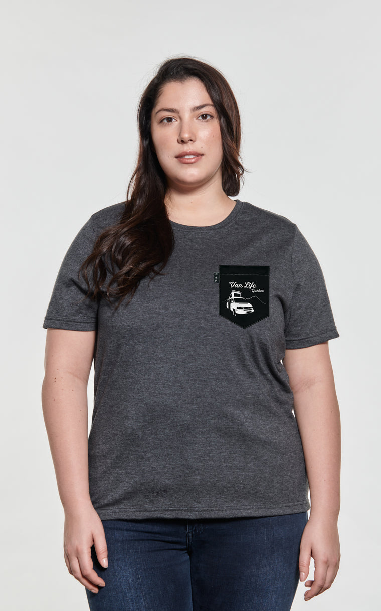 Boyfriend Fit Pocket T-Shirt Unleash the wanderer in you!