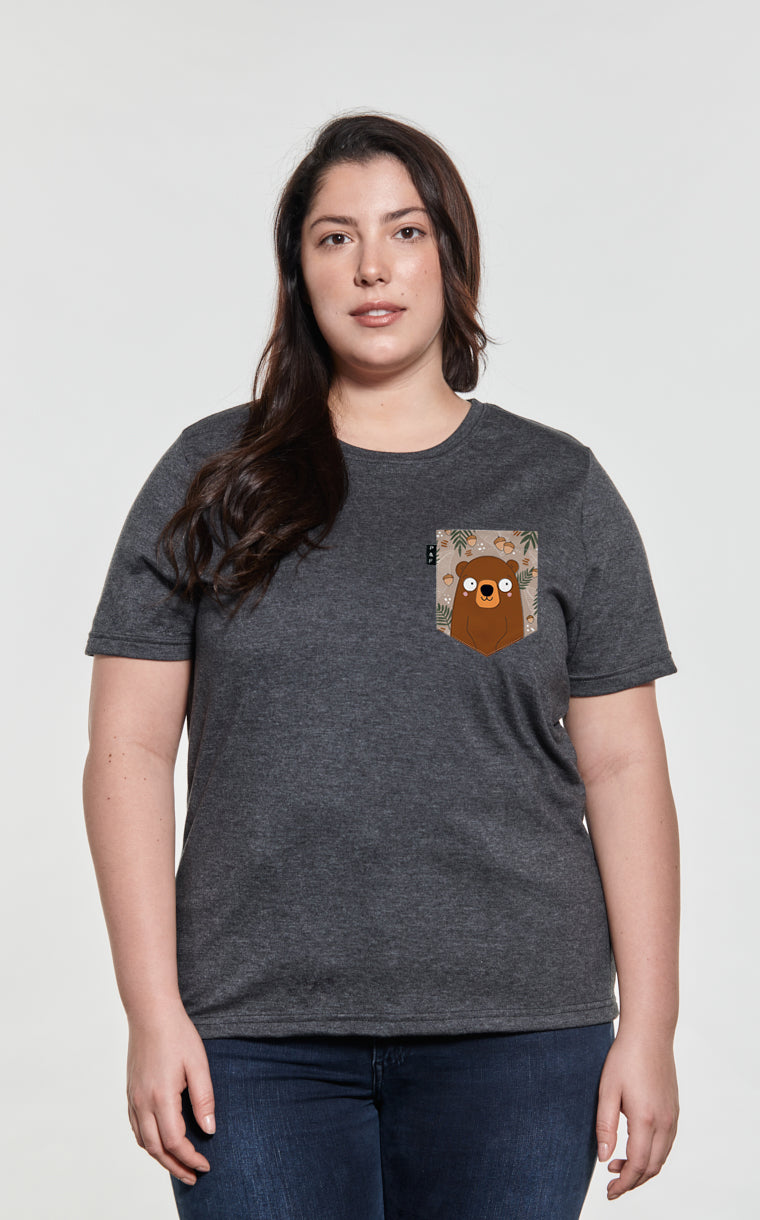 Winston Bear Pocket Boyfriend Fit T-Shirt