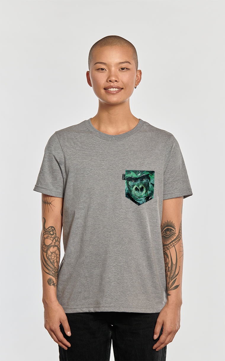 Bonne Singe Hen Boyfriend Pocket T-Shirt!