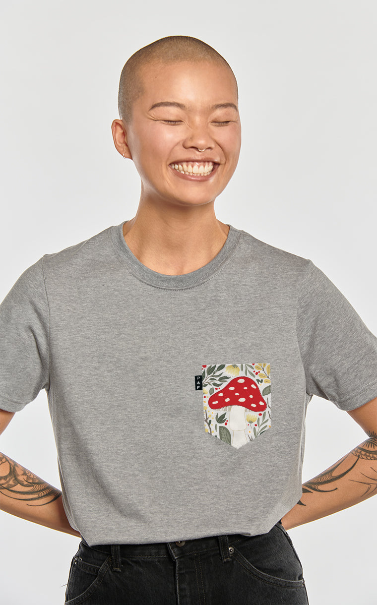 Dwight Shroom Pocket Boyfriend Fit T-Shirt