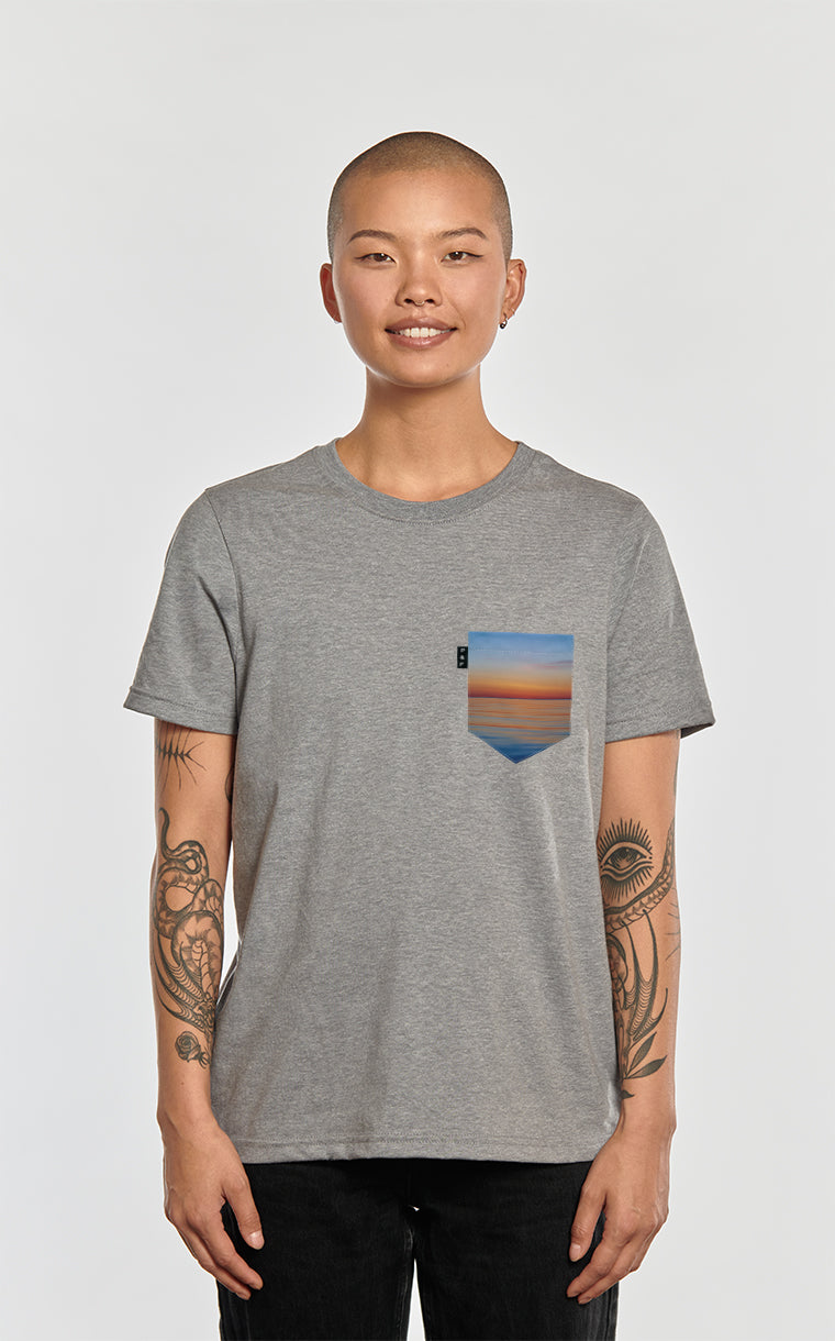 T-shirt coupe Boyfriend à poche D'eau dawn