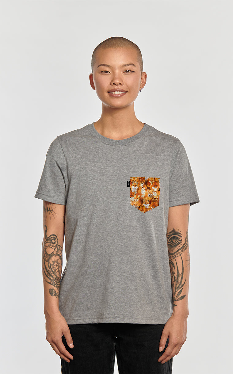 No Fox Given Boyfriend Pocket T-Shirt