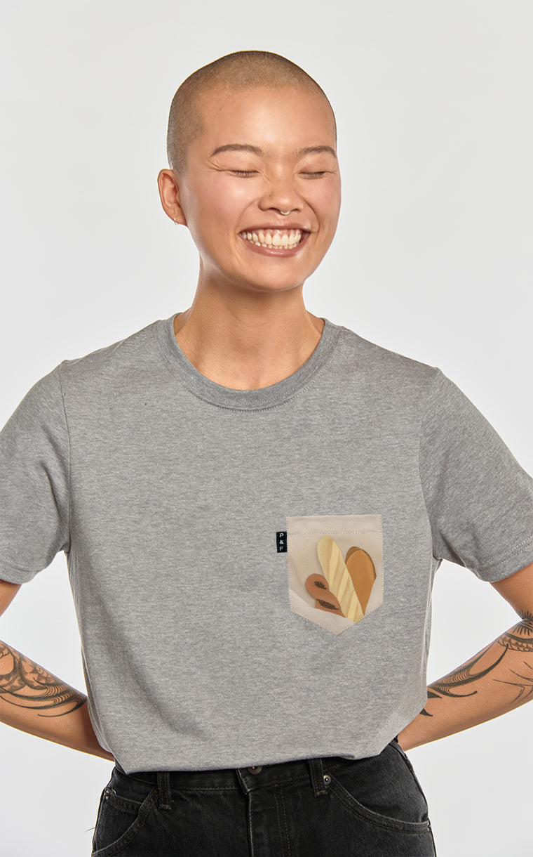 Boyfriend Fit Pocket T-Shirt The Indecisive