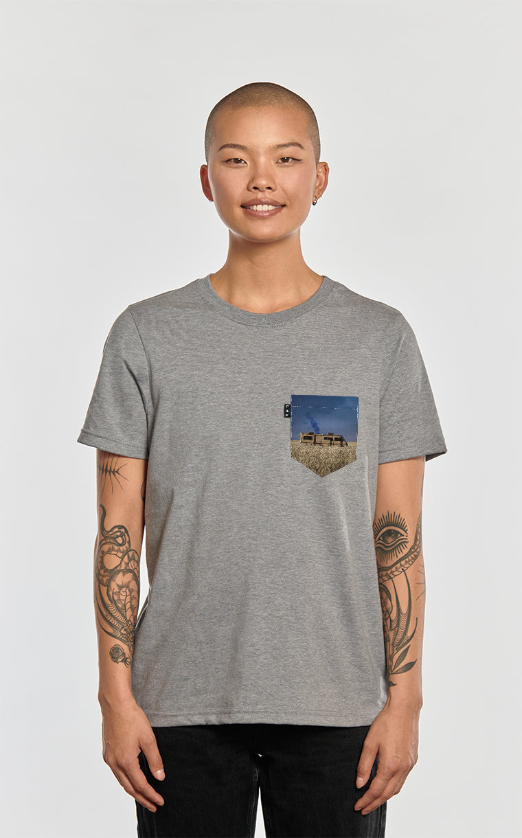 T-shirt coupe Boyfriend à poche Laitue Heisenberg