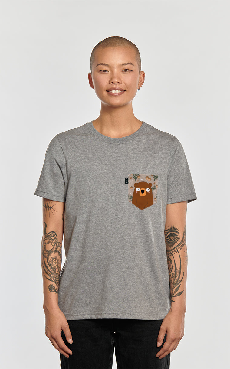 Winston Bear Pocket Boyfriend Fit T-Shirt