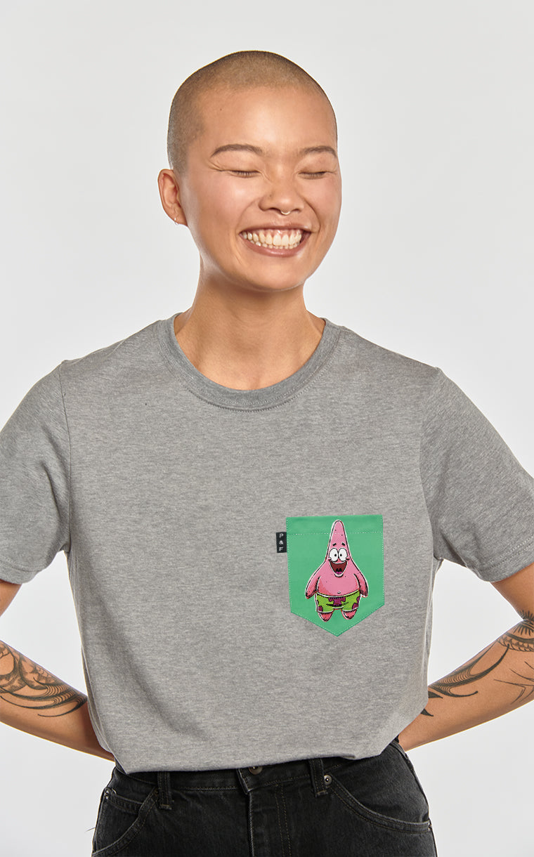 Boyfriend Fit Pocket T-Shirt The Neighboring Rock