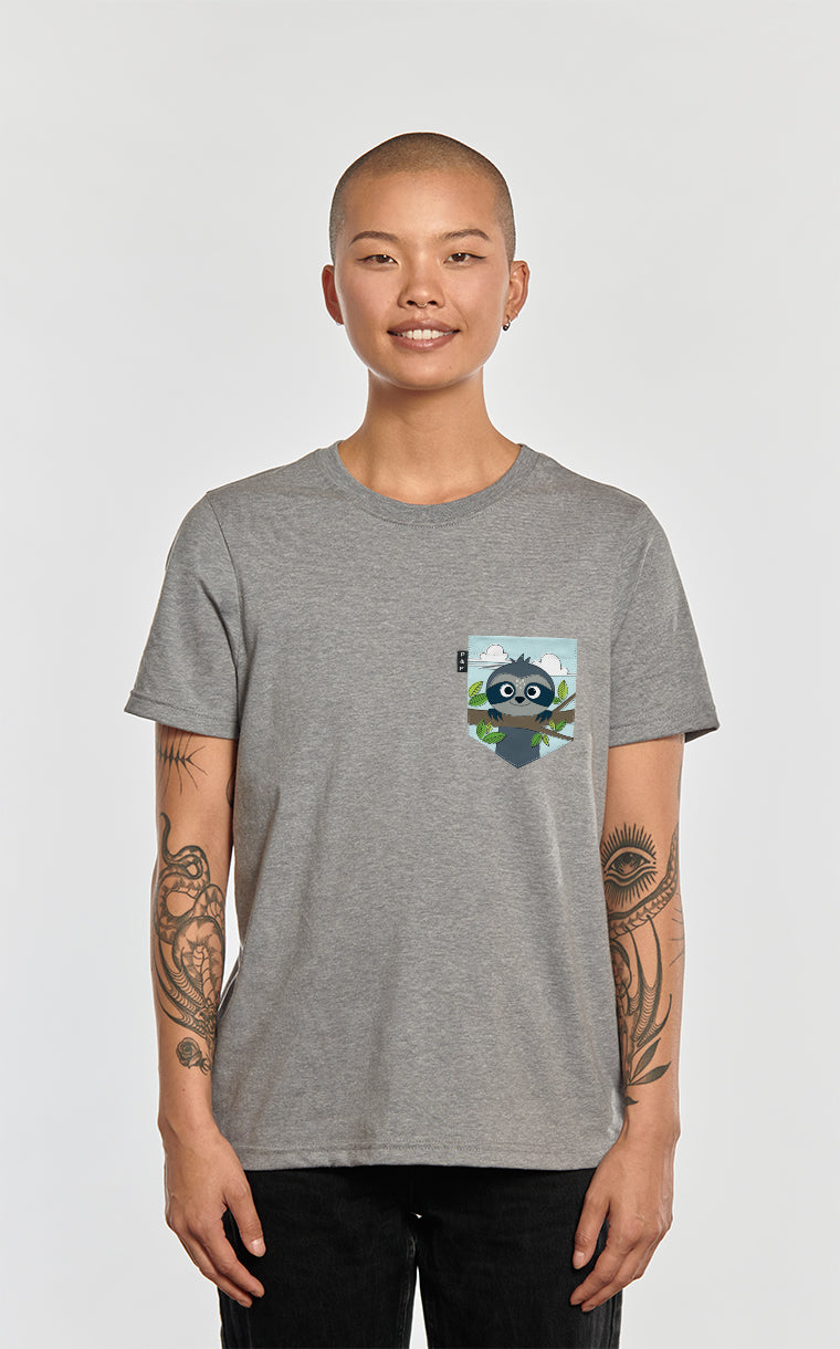 Lazy Sam Boyfriend Pocket T-Shirt