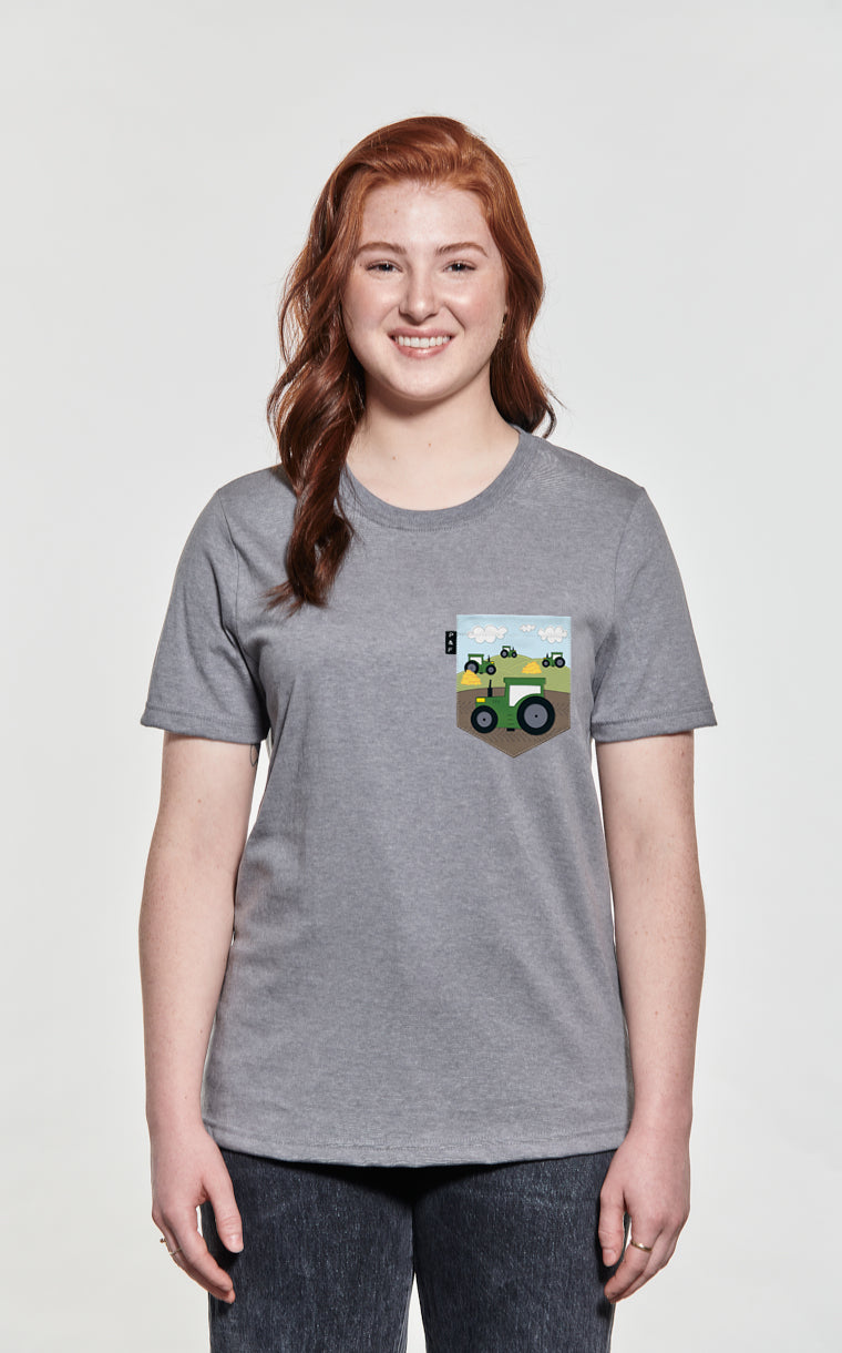 Misteur Tracteur Boyfriend Pocket T-Shirt