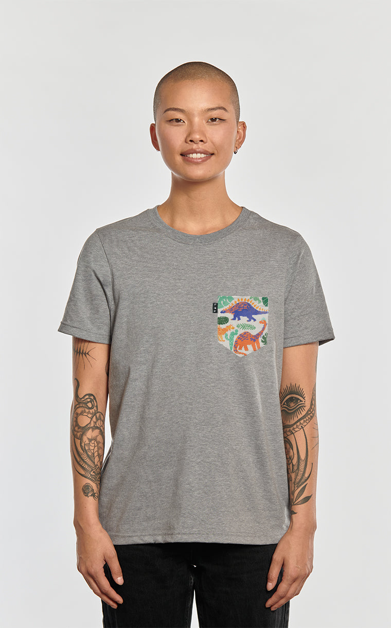 Zinosaurs Boyfriend Pocket T-Shirt