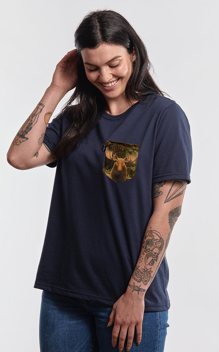 Buck Pocket Boyfriend Fit T-Shirt by Elk 2000