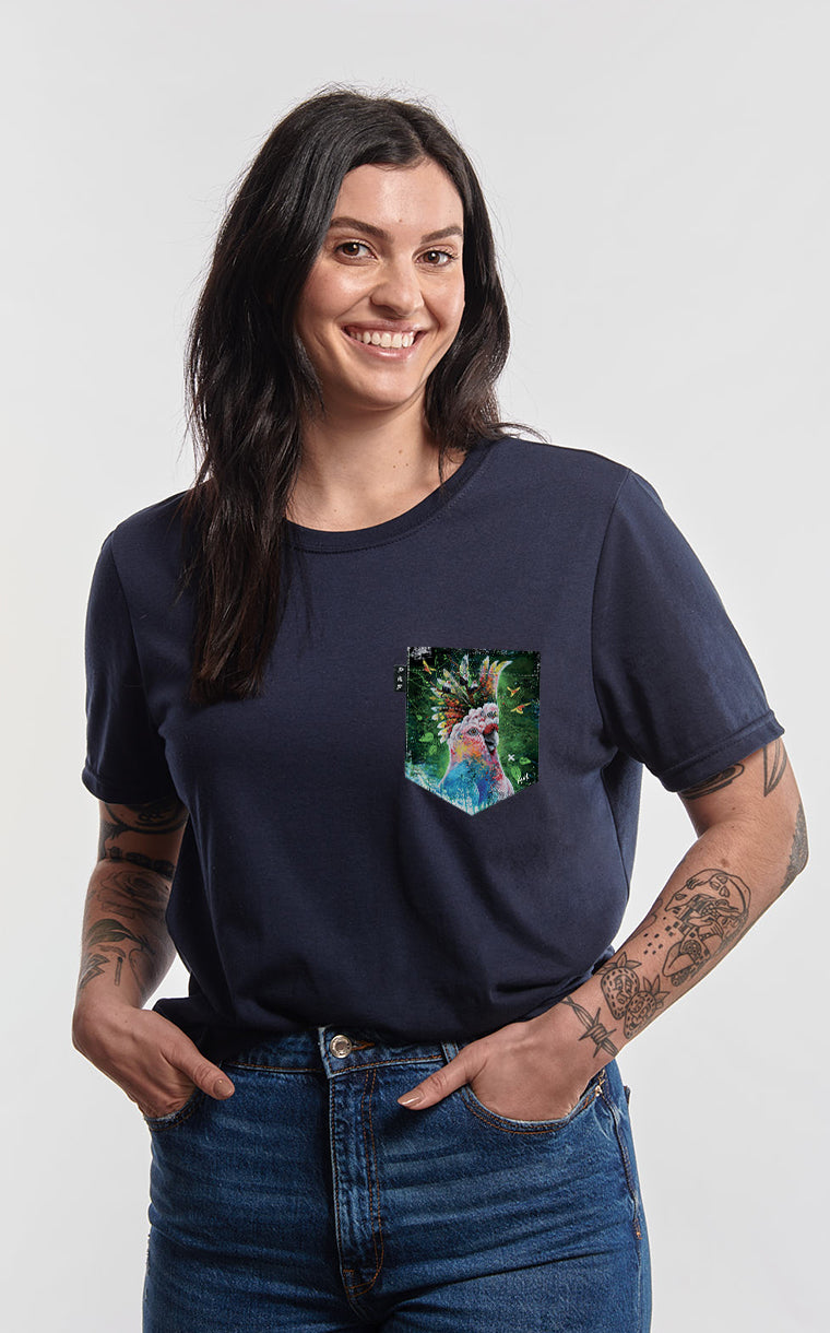 Cockatoo Pocket Boyfriend T-Shirt