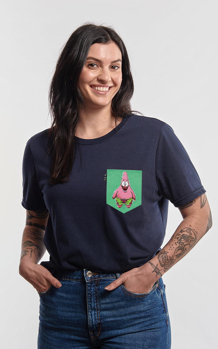 Boyfriend Fit Pocket T-Shirt The Neighboring Rock