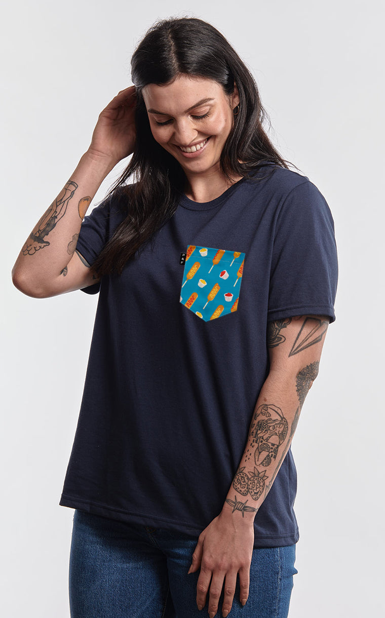 Sauce Six Boyfriend Pocket T-Shirt