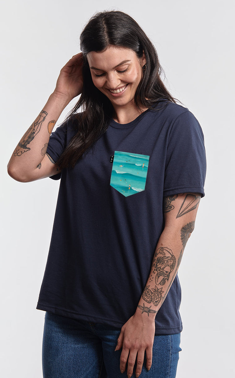 Swell Best Pocket Boyfriend Fit T-Shirt