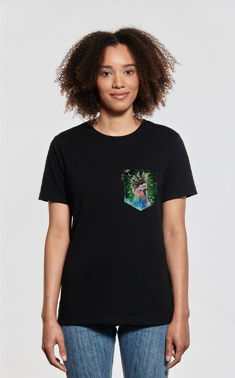 Cockatoo Pocket Boyfriend T-Shirt