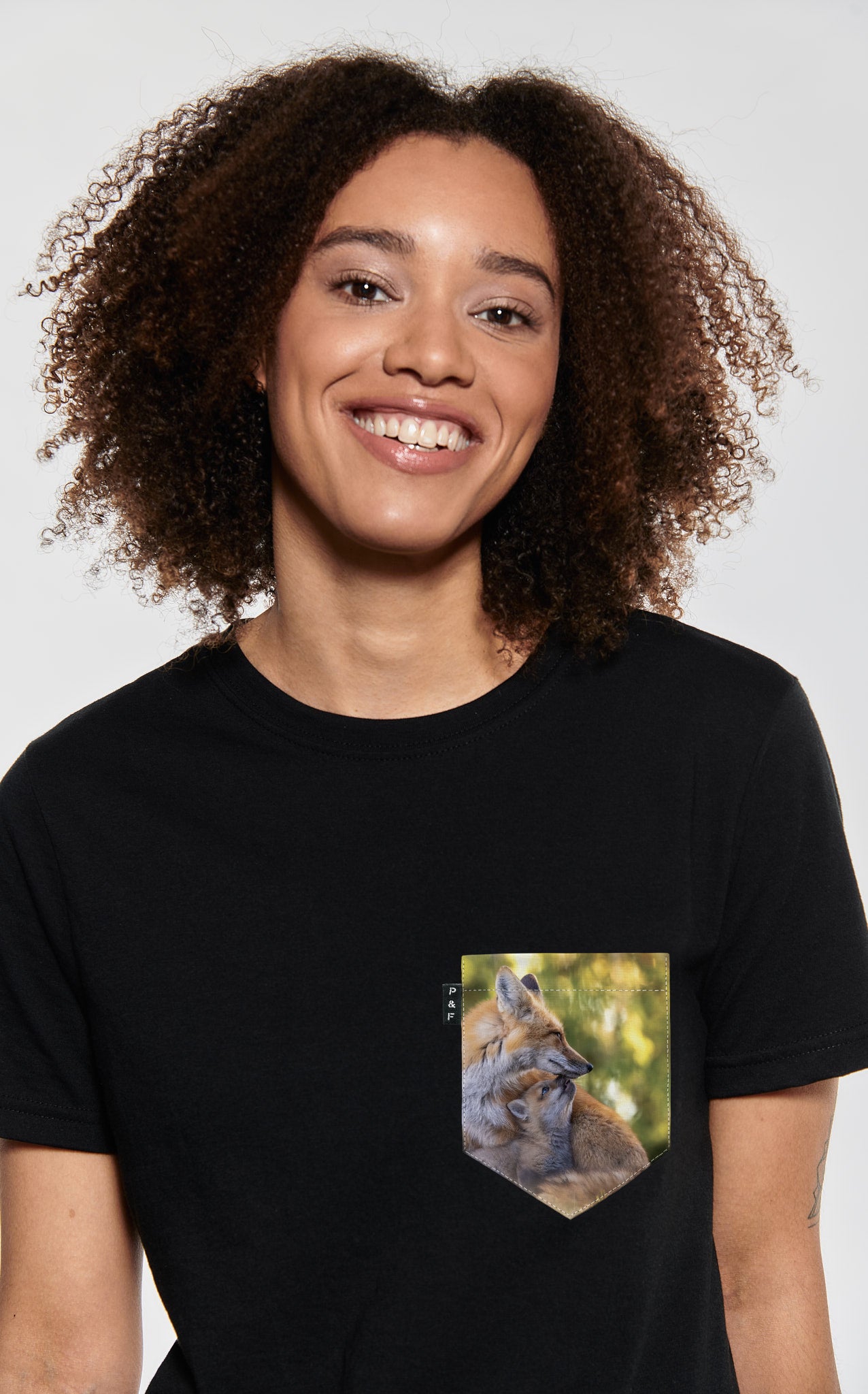 T-shirt coupe Boyfriend à poche Doux comme un regard