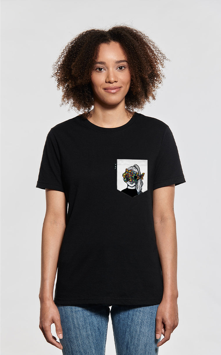 FND-Girls Boyfriend Pocket T-Shirt