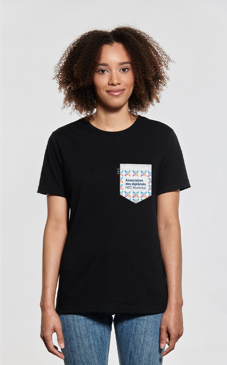 T-shirt coupe Boyfriend à poche HEC