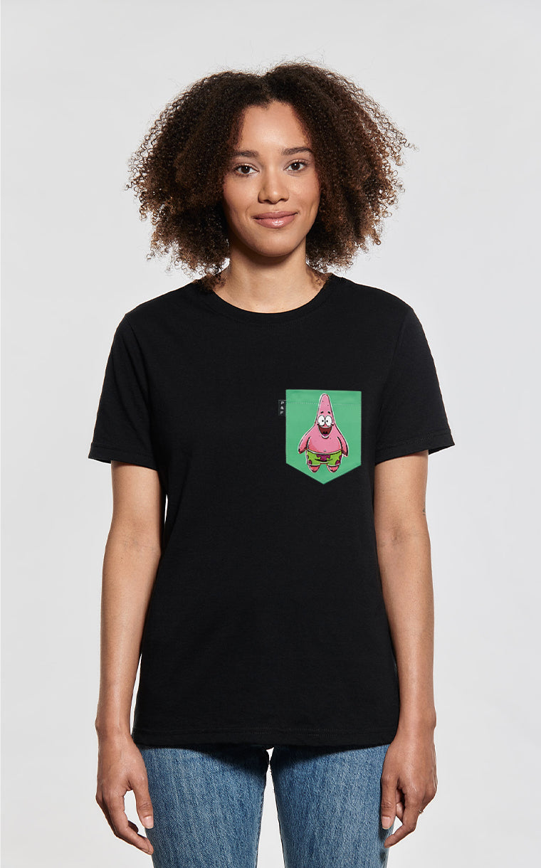 Boyfriend Fit Pocket T-Shirt The Neighboring Rock