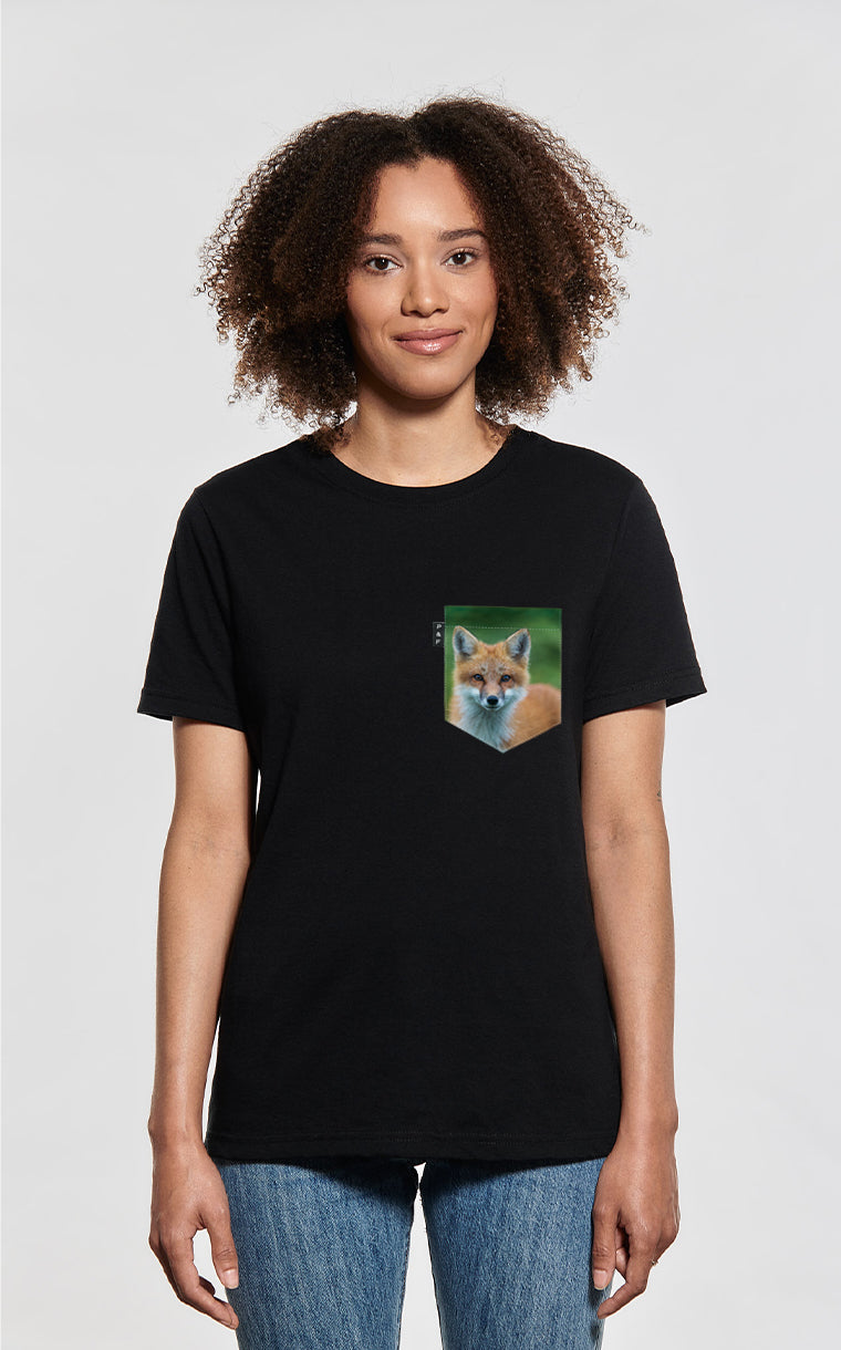 T-shirt coupe Boyfriend à poche Rouzé comme un renard