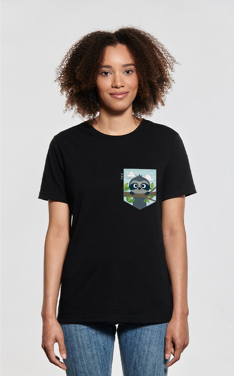 Lazy Sam Boyfriend Pocket T-Shirt