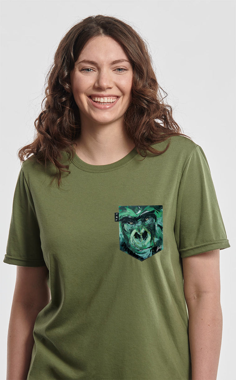 Bonne Singe Hen Boyfriend Pocket T-Shirt!