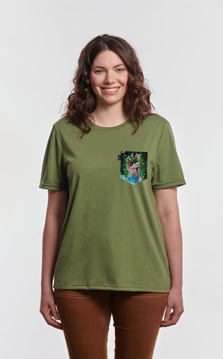 Cockatoo Pocket Boyfriend T-Shirt