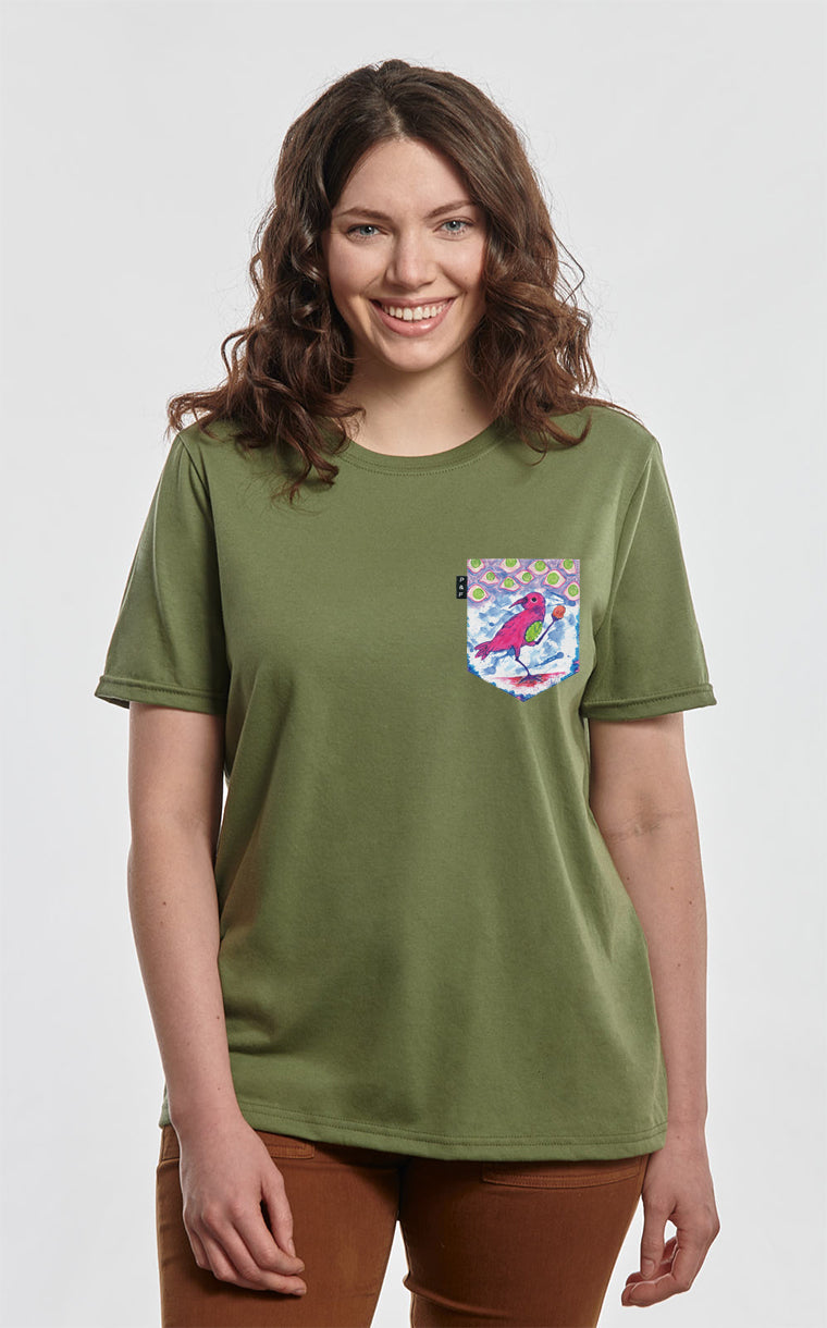 Bird Boyfriend Pocket T-Shirt Bird