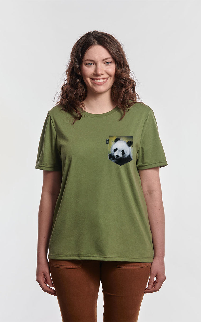 Panda Replay Boyfriend Pocket T-Shirt