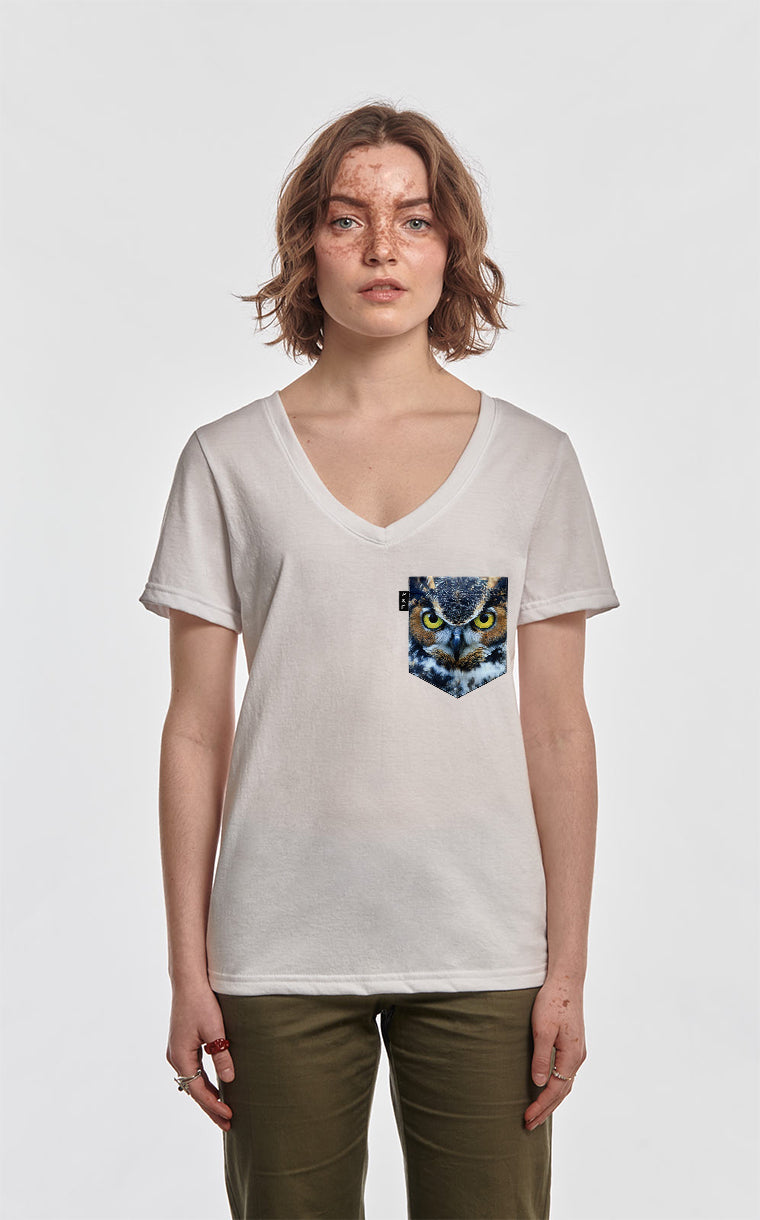 Hedwig Pocket Semi-Fitted V-Neck