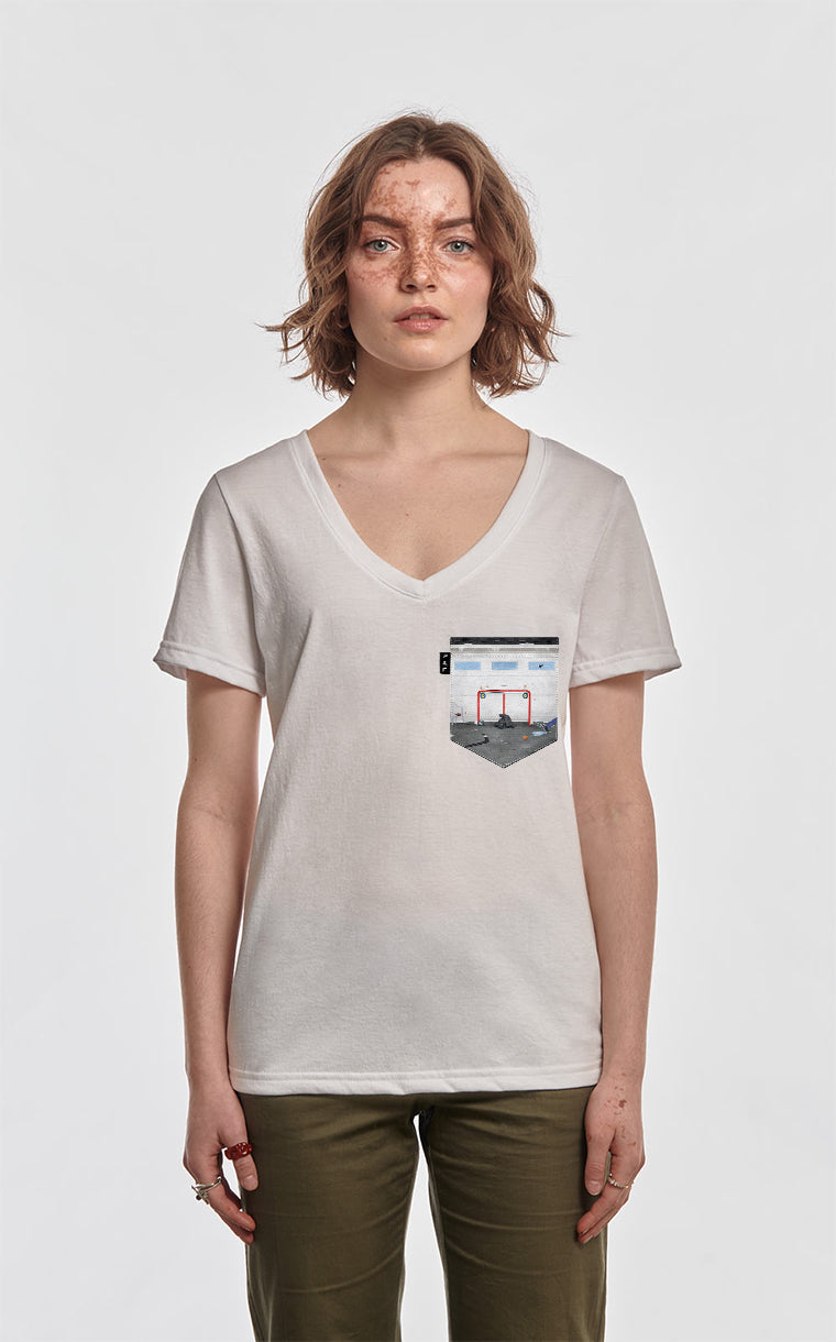 Google Hockey Pocket Semi-Fitted V-Neck