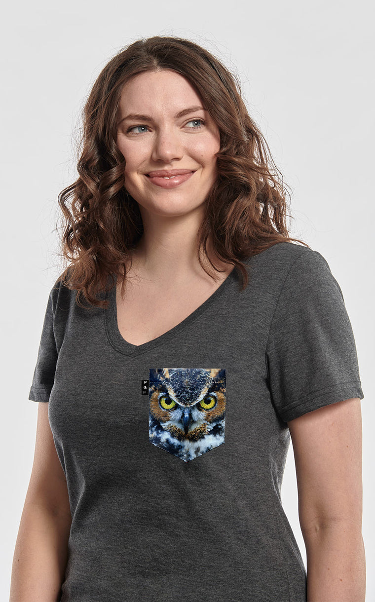 Hedwig Pocket Semi-Fitted V-Neck